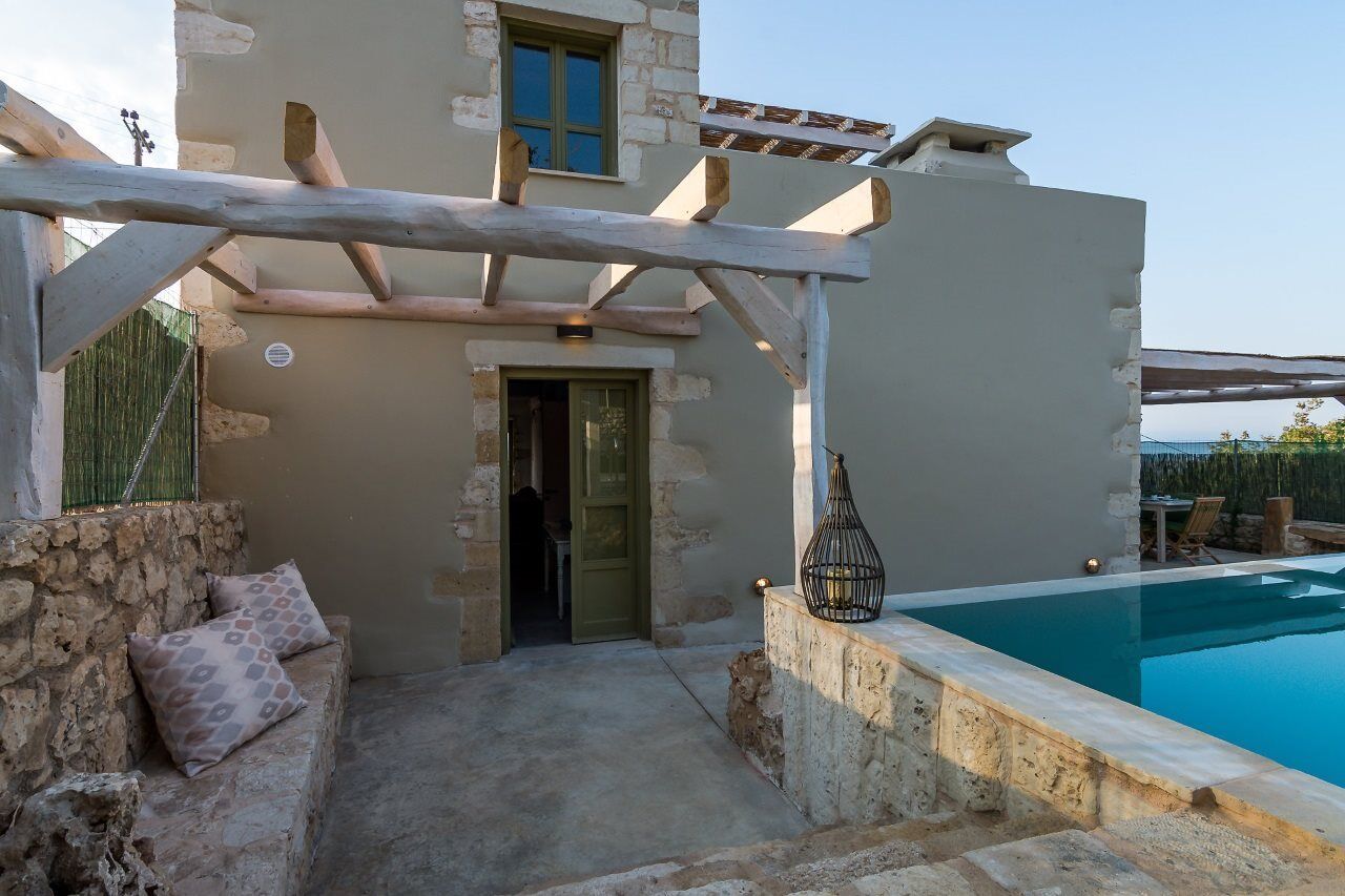 Traditional Stonebuilt Villa Leonanto, Only 5 Km From A Sandy Beach Kástellos Eksteriør billede